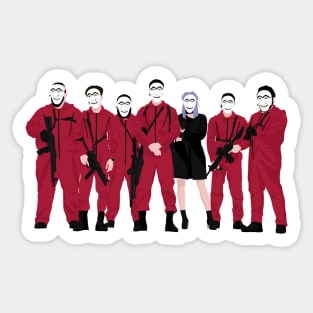 Money heist Sticker